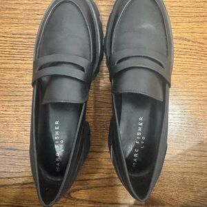 Marc Fisher Classic Black Men's Slip-Ons